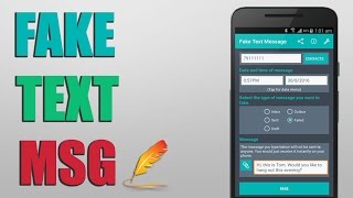 How To Create FAKE Text Message! [ Free ]