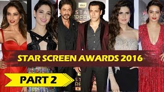 Star Screen Awards 2016 Salman Khan, Shahrukh Khan | Red Carpet Full Event HD - PART 2