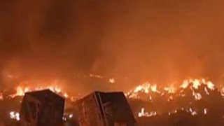 Massive inferno guts shanties in Delhi’s Rithala area