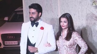 Aishwarya Rai & Abhishek Bachchan At Manish Malhotra's 50th Birthday Party