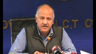 Press Conference of Dy CM Manish Sisodia.