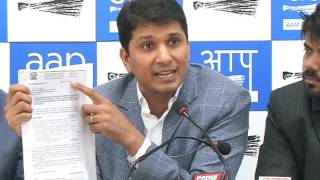 Aap Press Brief on Partnership of Congress - BJP Councillor exposed