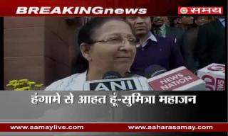 Sumitra Mahajan on Continuously deadlock in Parliament