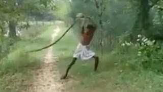 Man Grapples With Snake After It Kills His Son