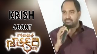 Krish Speech at Gautamiputra Satakarni Movie Trailer Launch Balakrishna, Krish