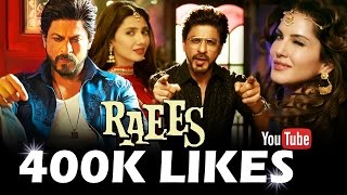 Shahrukh's RAEES TRAILER - Fastest 400K LIKES - NEW RECORD SET