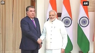 ताजिकिस्तान के राष्ट्रपति ने की पीएम मोदी से मुलाकात