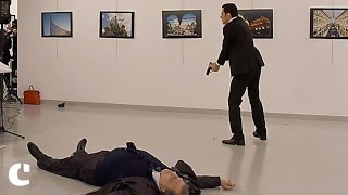 Turkish gunman kills Andrey Karlov, the Russian ambassador to Turkey