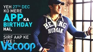 Salman Khan's Personal App | Big Birthday Surprise #Vscoop