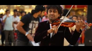 Surprise Violin Show In a Mall (Part 2) -Abhijith P S Nair &Band -Musthaffa and Pirates-A.R.Rahman