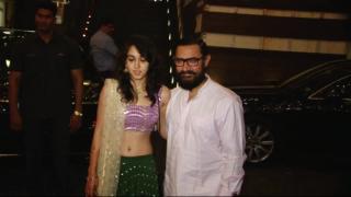 Celebration TIME: Aamir Khan with daughter Ira Khan and wife Kiran Rao