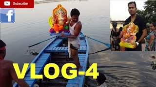 ganpati visarjan vs pollution delhi - hindu festival gaurav vlogs-4
