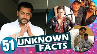 51 UNKNOWN FACTS Of Salman Khan - A Tribute To Bhaijaan On His 51st Birthday - Part 1