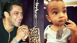 Salman Khan GIFTS Being Human Signature To Nephew Ahil