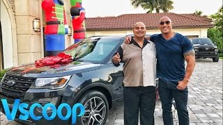 Dwayne Johnson Gifts Car To His Father #Vscoop