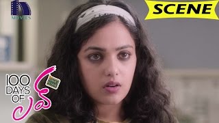 Dulquer Salmaan Turns Angry About Nithya Menen - Sekhar Comedy - 100 Days Of Love Movie Scenes