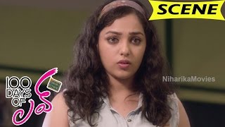 Nithya Meets Dulquer And Went Ex-Girlfriend Wedding - Comedy Scene - 100 Days Of Love Movie Scenes
