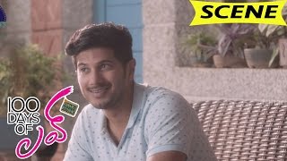 Dulquer Salmaan Rehearsals To Propose Nithya Menen - Comedy Scene - 100 Days Of Love Movie Scenes