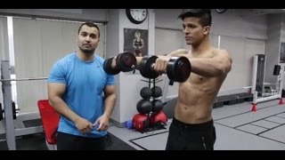 How to: Dumbell front raise for Massive SHOULDERS! (Hindi / Punjabi)
