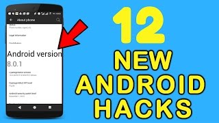 12 Awesome ANDROID HACKS, You Must Know