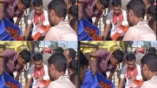 After note ban hits prices, farmers distribute free vegetables
