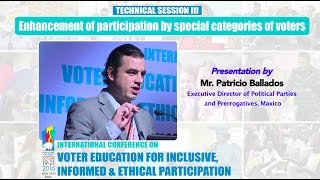 Presentation by : Mr. Patricio Ballados, Executive Director, Mexico