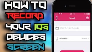 {Hindi} How To Record Your IOS Device Screen No Jailbreak