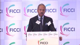 Mr Harshpati Singhania welcoming panelists at FICCI's 89th AGM