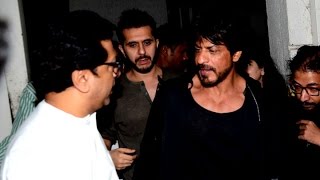 Shah Rukh Khan Meets Raj Thackeray Regarding Raees Release