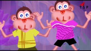 5 Little Monkeys Jumping On The Bed | Children Nursery Rhymes | Popular Kids Songs | TSP Kids Rhymes
