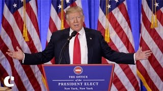 Donald Trump attacks Media in his First Press Conference as President-Elect