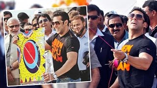 Salman Khan FLYING Kite With PM Narendra Modi - Makar Sankranti Special - Throw Back
