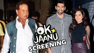Salman's Father Salim Khan WATCHES Shraddha-Aditya's OK JAANU