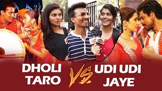 Udi Udi Jaye Vs Dholi Taro - PUBLIC REACTION - Shahrukh-Mahira Vs Salman-Aishwarya