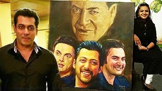 Salman Khan's FAN GIFTS A Beautiful Sketch On Bigg Boss 10