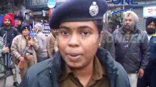 jalandhar ke ramamandi mein pahuchi police force checking aur challaan ka daur