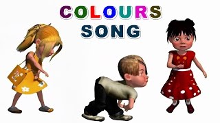 Colours Song For KIds - Learning Colours For Childrens - PreNursery Rhymes - TSP Kids Rhymes