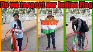 Do we Really Respect our Indian Flag | Republic Day Special | Social Experiment in India | Unglibaaz