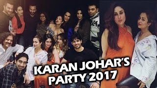 Karan Johar's PARTY 2017 - Kareena Kapoor, Sidharth Malhotra, Malaika Arora, Saif Ali Khan