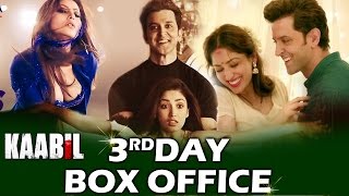 Hrithik's KAABIL STEADY GROWTH On 3rd DAY - BOX OFFICE COLLECTION