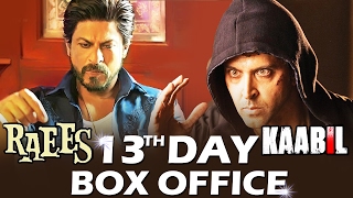 RAEES Vs KAABIL - 13TH DAY BOX OFFICE COLLECTION - HIT FILMS Of 2017