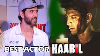 Hrithik Roshan Reacts To BEST ACTOR Award For KAABIL