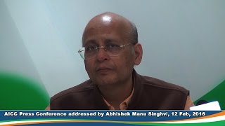 Abhishek Manu Singhvi on ishrat jahan