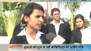 india voice special show 'Youngistan Ki Soch' talk with youth of agra