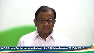 AICC Press Conference on 29 February 2016