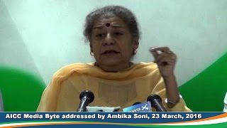 You want Congress-mukt Bharat? Fight us in elections, constitutionally : Ambika Soni