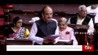 Ghulam Nabi Azad Speech in Rajya Sabha, 3 May, 2016
