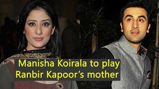Manisha Koirala will Ranbir Kapoor's mother in Sanjay Dutt's Biopic - Bollywood Bhija