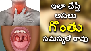 Throat Problems Solutions - ఇలా చేస్తే అసలు గొంతు సమస్యలే రావు - Health Tips in Telugu
