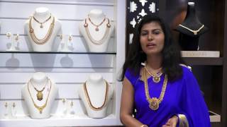 Beautiful Gold Light weight necklace sets for daily use | Bangalore